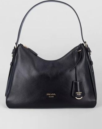 Prada aim&eacute;e leather shoulder bag