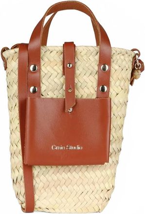 CRAIE STUDIO Womens Nano Panier Ii Handbag In Tan