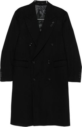 Lardini Hombre, Abrigos, Negro, Talla: XL