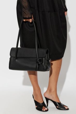 Jacquemus Turismo Long Leather Bag, Womens, Black