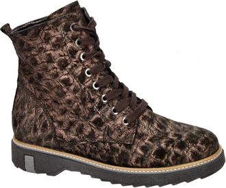 Waldl&auml;ufer Schoenen, Dames, Bruin, 40 EU, Satijn, 683801 Kitomi Veterlaarsjes