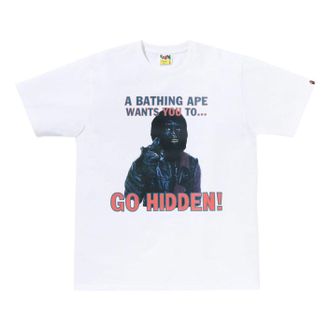 A Bathing Ape x Hidden NY GO HIDDEN T-Shirt White 1M23-110-902-WHT