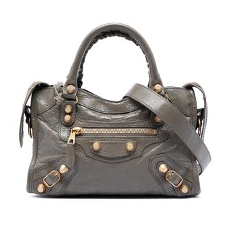 Balenciaga Pre-owned Balenciaga Mini Lambskin Motocross Giant 21 City Satchel Ladies ZNALUS6FSIIV6798