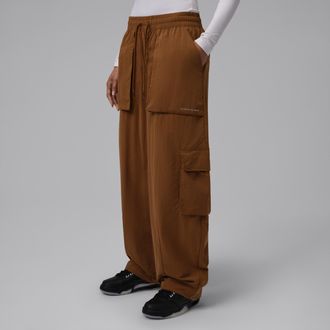 Nike Jordan Womens Jordan Flight Cargo Pants in Brown | IM6806-281