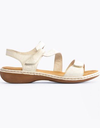 Rieker Womens Rieker 659C7-80 Womens Sandals White - Size: 3.5