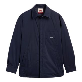 Kappa Giovani Maputo Overshirt - Heren - Zomerjassen - Blauw - M - Polyester - Jassen