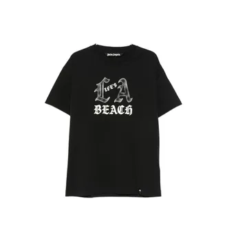 Palm Angels Slogan-print Cotton T-shirt