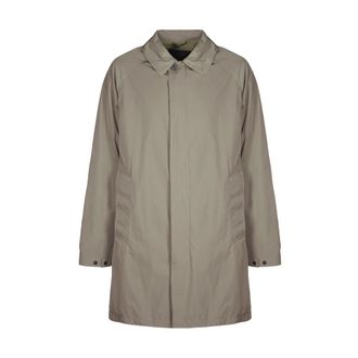 Palt&ograve; Single-Breasted Coats, male, Gray, Size: XL Trench Mod. Pierangelo