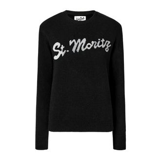 MC2 Saint Barth Maglia - Dames - Ronde hals truien - Zwart - M - Truien & Vesten