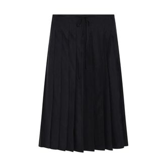 Prada Midi Skirts, female, Blue, Size: 2XS Gonna