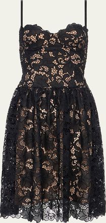 L'agence Flyn Wire-Cup Midi Dress