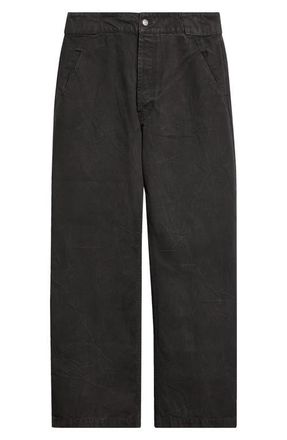 Fear of God Washed Canvas Utility Pants in Washed Black at Nordstrom, Size 30