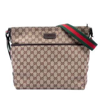 Gucci Pre-owned Gucci GG Canvas Web Crossbody Unisex DCFTMSESQCTZBKPT