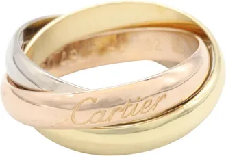 Cartier Gold Silver Yellow Gold (18K) Pink Gold (18K) White Gold (18K) Band Ring (Pre-Owned)
