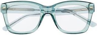 Cole Haan Crystal Core 32mm Square Reading Glasses in Crystal Blue at Nordstrom Rack, Size +1.00