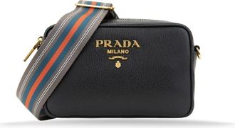 Prada Schoudertas met Rits Stijlvol - Dames - Schoudertassen - Zwart - ONE Size - Leer - Tassen