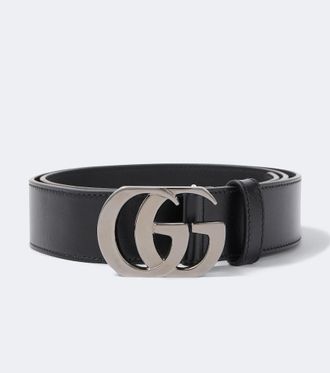Gucci Cut GG Marmont leather belt