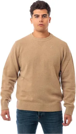K-Way Heren, Truien, Bruin, Maat: 2XL Wol