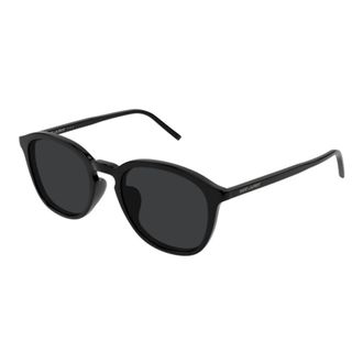 Saint Laurent Sunglasses, unisex, Black, Size: ONE SIZE Chic Black Leather Shoulder Bag