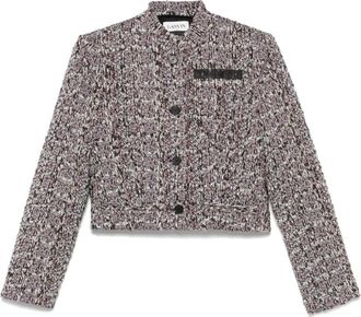 Lanvin Cropped blazers - Dames - Blazers - Veelkleurig - M - Katoen - Jassen