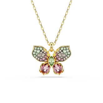 Swarovski Idyllia F Florere WoMens Gold Plated Metal Necklace - 5709950 Gold Tone - One Size