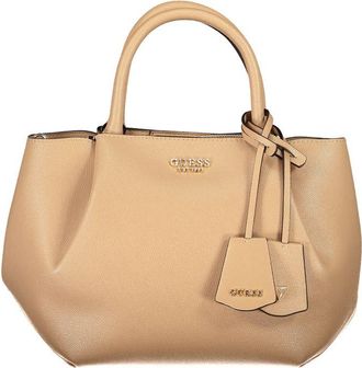 Guess Beige Polyurethane Womens Womens Bag