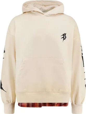Barrow Barrow, Hoodies & sweatvesten, Heren, Beige, S, Katoen, Hoodie