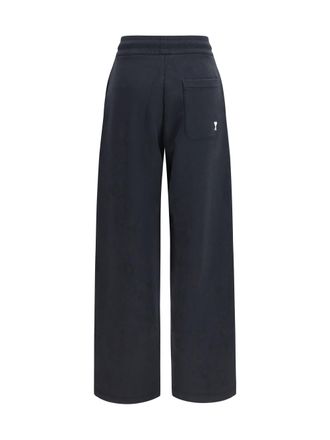Ami Cotton Sweatpants Joggers - Black