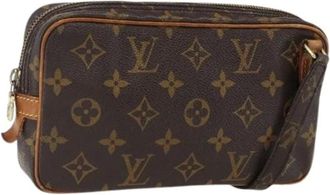 Louis Vuitton Pre-owned Cross Body Bags, female, Brown, Size: ONE SIZE Pre-owned Vintage Monogram Shoulder Bag