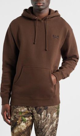 Dark Seas Go-To V2 Fleece Graphic Hoodie in Brown at Nordstrom, Size Xx-Large