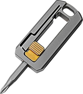 OEM Destornillador De Aleaci&oacute;n De Titanio, Magn&eacute;tico, Peque&ntilde;o, Combinado Para Reparaci&oacute;n, Multifuncional, Herramienta Edc Port&aacute;til Para Exteriores
