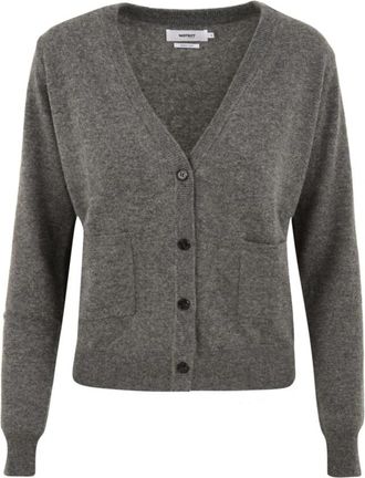 Notshy Ava Cashmere Cardigan - Dames - Cashmere truien - Grijs - M - Kasjmier - Truien & Vesten