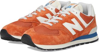 New Balance Unisex-Adult 574 V2 Sneaker, Infield Clay/Sea Salt, 10 Wide Women/8.5 Men