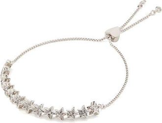 Kate Spade New York Space Cadet Star Tennis Slider Womens Bracelet Clear, Brass/Cubic Zirconia