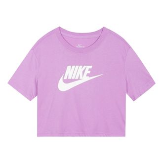Nike (WMNS) Nike Sportswear Essential Round-neck Purple BV6176-591