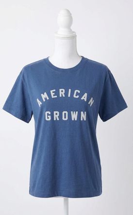 Z Supply American Boyfriend Tee In True Navy