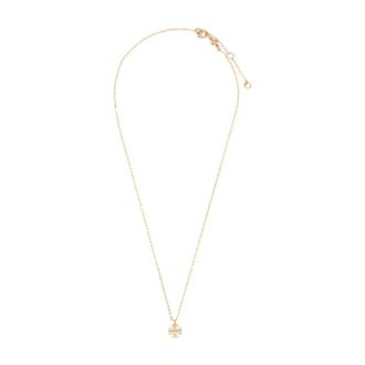 Tory Burch Tory Burch, Necklaces, female, Yellow, Size: ONE SIZE Icon Pendant Necklace