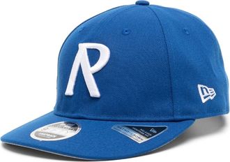 Represent embroidered snapback hat - men - Cotton - S/M - Blue