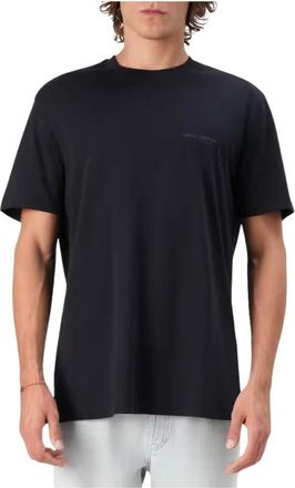 A|X Armani Exchange Hombre, Camisetas, Azul, Talla: XL