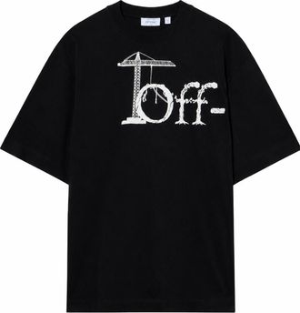 Off-white Black Crew Neck T-Shirt