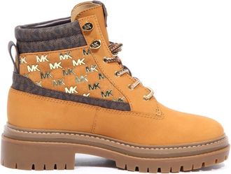 Michael Kors Turner Bootie Tan - Dames - Veterlaarzen - Bruin - 37 EU - Schoenen