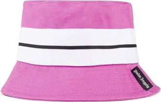 Palm Angels Caps & Mützen - Venice Track Logo Bucket Hat - Gr. ONE SIZE - in Orange - für Damen