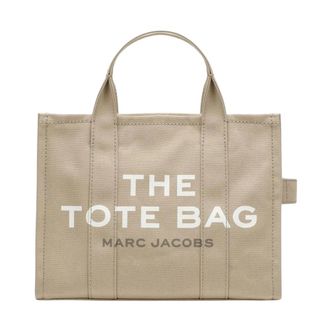 Marc Jacobs De Medium Tote Bag - Dames - Shoppers - Beige - ONE Size - Katoen - Tassen