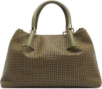 Arezzo Eva Large Tote in Military Green at Nordstrom
