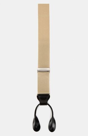 Trafalgar Store Solid Suspenders in Khaki at Nordstrom