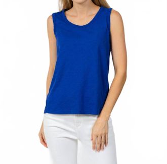 Elliott Lauren Sleeveless Tank Top In Royal