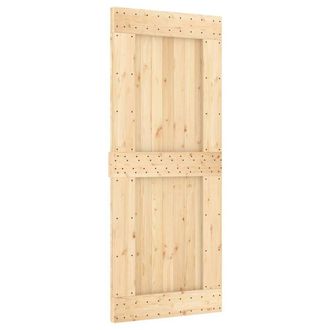 Berkfield Home Door NARVIK 85x210 cm Solid Wood Pine in Light Tan
