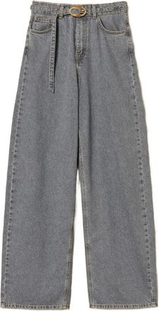 Twin-Set Five-Pocket Balloon Jeans