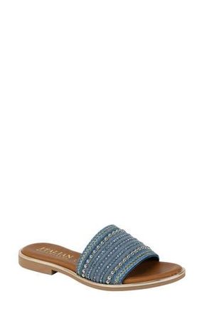 Italian Shoemakers Mitzy Slide Sandal in Denim at Nordstrom Rack, Size 11