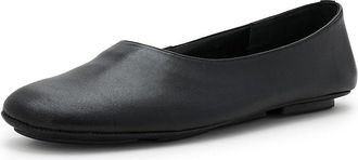 Vince Camuto Catisha Ballet Flat Womens Flat Shoes Black : 6.5 M, Leather